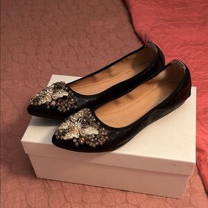 3 FOR $13
NEW 
Elegant Black Embellished Women's Flats